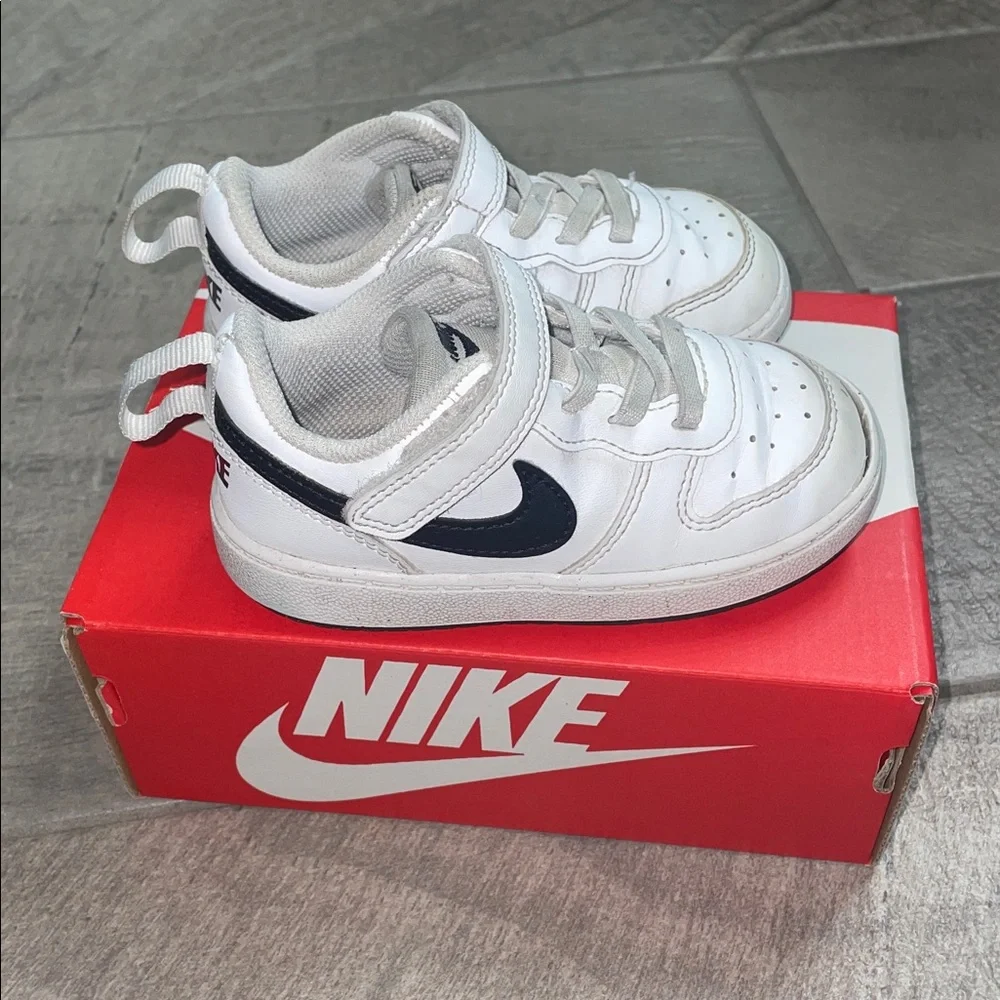 Nike Court Borough Low Recraft (TD), Toddler Size 7c - Picture 3 of 11